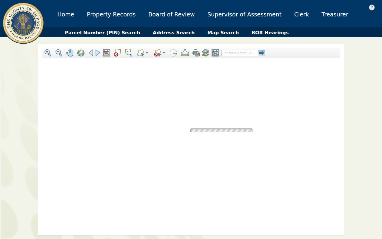 DuPage County advanced property map used for Villa Park ZIP boundary checks